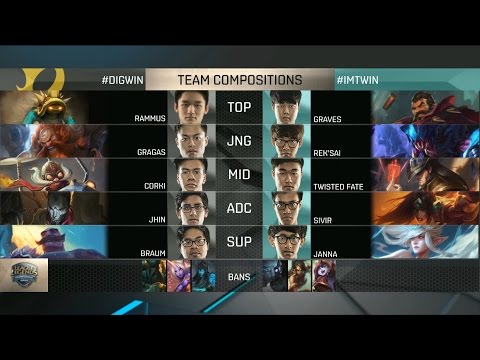 DIG vs IMT Highlights - TEAM DIGNITAS vs IMMORTALS - NA LCS Week 8 - SPRING 2016