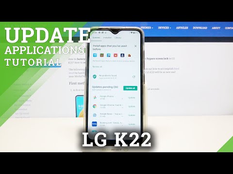 How to Update Apps in LG K22 – Install Latest App Version
