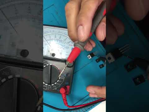 Como testar transistores TIP 41  TIP 42  BD 135 !!!