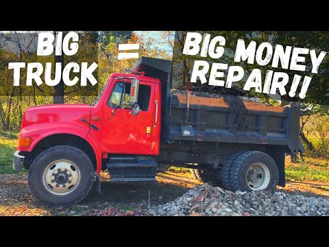 Dump Truck Down! Radiator Repair gets EXPENSIVE!!!