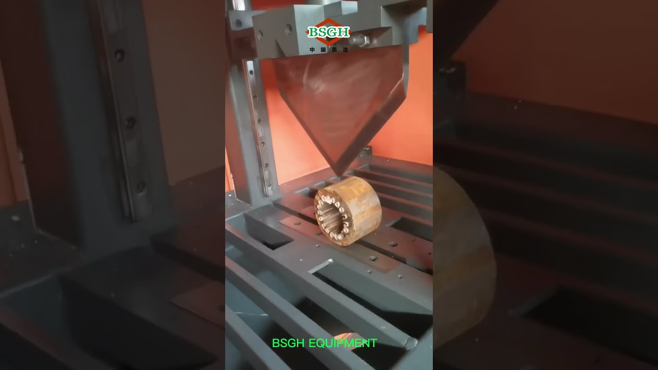 Motor Stator Cutting Machine Customized Three-Way Catalytic Recovery Equipment For Copper Recycling