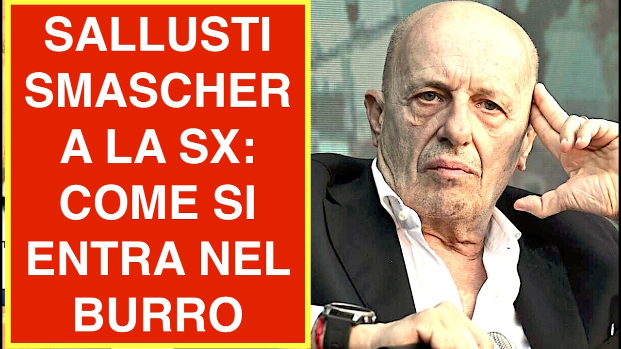 SALLUSTI SMASCHERA LA SX: COME SI ENTRA NEL BURRO