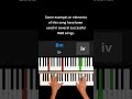 Shape of My Heart by Sting - Iconic Intro Chord Progression Piano Tutorial