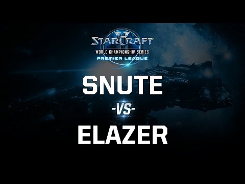 StarCraft 2 - Snute vs. Elazer (ZvZ) - WCS Premier League Ro32 - Group G