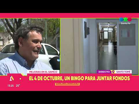 Mejoras en el Samco de Santo Tomé: realizan un bingo para juntar fondos