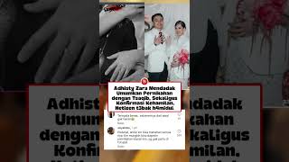 Download lagu Adhisty Zara Mendadak Umumkan Pernikahan dengan Tsaqib, Sekaligus Konfirmasi Kehamilan mp3