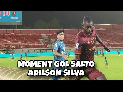Moment GOL Salto Adilson Silva PSM Makassar melawan Yangon united || Play off AFC cup 2023