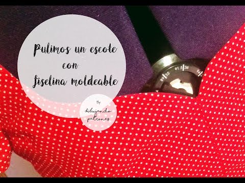 Escotes perfectos con fiselina moldeable