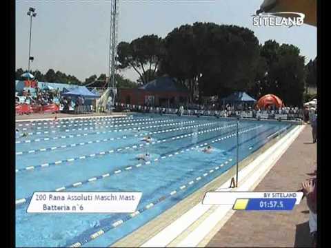 Serie 6 dei 200 Rana  Assoluti Maschi Master - 12 MEMORIAL ANDREA BETTIOL
