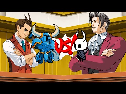 Ace Attorney, but it's Shovel Knight vs Hollow Knight – Part 1 | objection.lol