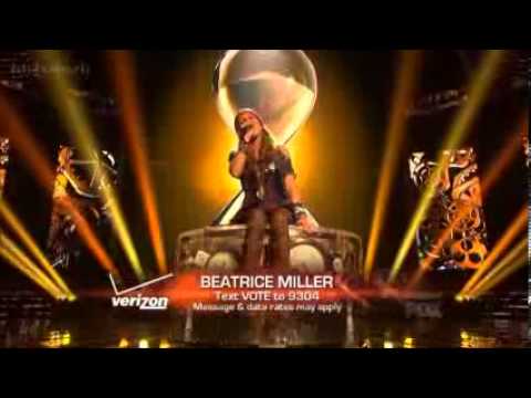 Beatrice Miller - Time After Time - X Factor USA 2012 - Live Show 3