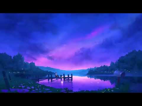 4K Anime Purple Evening Sky   Relaxing Live Wallpaper   1 Hour Screensaver   Infinite Loop !360p1
