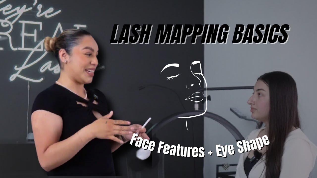 Lash Extension Course | Mapping a client lashes and determining lash Layers. Part 1
