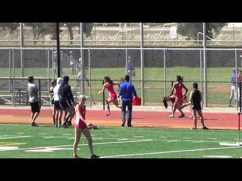 FSG 4x100m vs HB 4-16-15 - Los Alamitos Girls