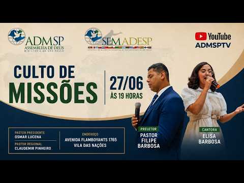 Culto de Missões- ADMSP Regional Tarumã