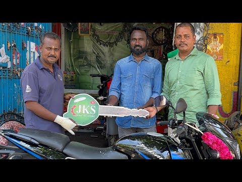 Bajaj Pulsar 180 full painting were completed