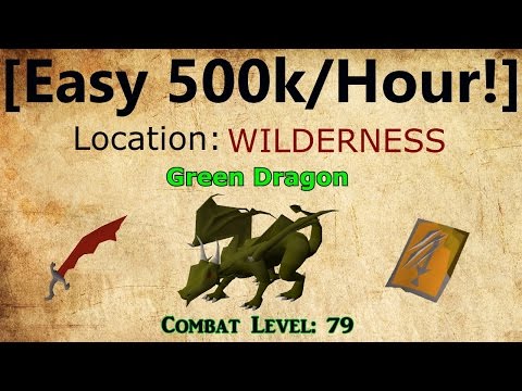 Low Requirement 500k+/Hr Moneymaking guide [Green Dragons] OSRS