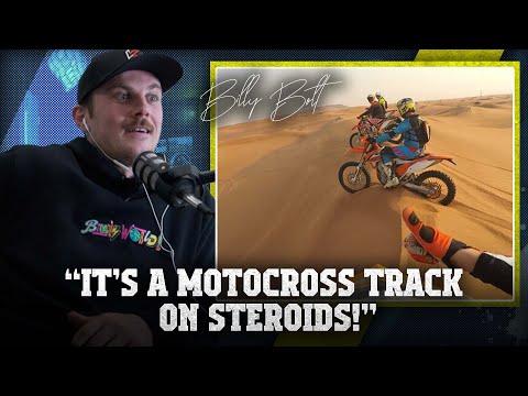 "It's 4th and 5th gear only!" Billy Bolt talks about Dubai's insane MOTOCROSS TRACK ON STEROIDS!