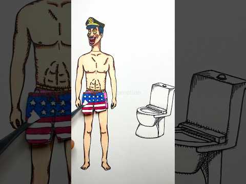 How colonel Gman become Gman toilet | Captain Gman #stopmotion #skibiditoilet