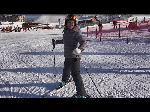 Beginner ski lesson #1 with Deb Armstrong, intro equipment and movement