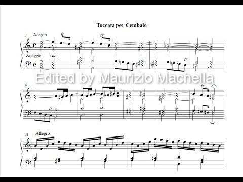 Pietro Scarlatti (1679-1750):  Toccata in a minor edited by Maurizio Machella