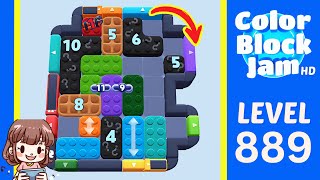 Color Block Jam Level 889 Solution Walkthrough