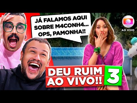 MICOS E GAFES EM REPORTAGENS AO VIVO #3 | Diva Depressão