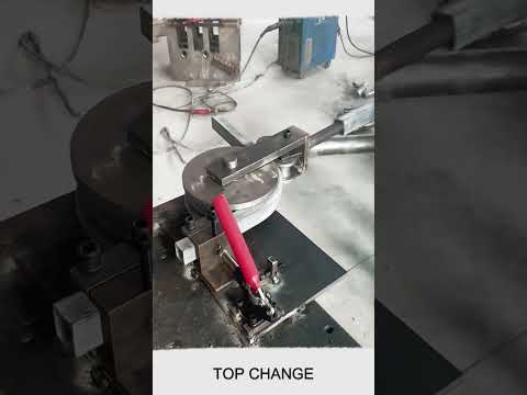 Manual pipe bending machine, 30 square tube bending at right angles #Bending  #short