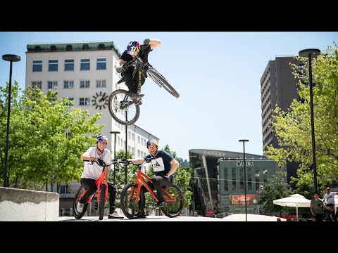 Street riding with Danny Macaskill, Martin Söderström and Fabio Wibmer