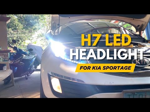 New H7 LED Headlight for Kia Sportage 3rd gen | diy