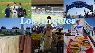 (vlog)ロサンゼルス👗🧞‍♂️|museum, dodgers, fashion, hollywood, santa monica|Los Angeles, ドジャース