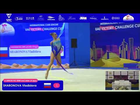 Vladislava Sharonova ribbon UAE Victory Challenge Cup 2024 30.90 (RUS)