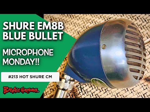 Best Blues Harmonica Microphones | Vintage Shure Blue Bullet Microphone - Microphone Monday 213