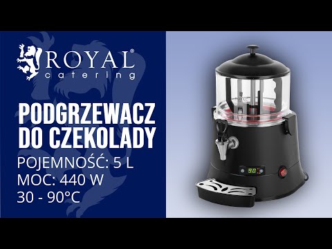 Video - Podgrzewacz do czekolady / dyspenser - 440W - 5 litrów