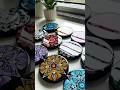 Glossy Coasters Shorts Trending Mandala DotMandala Resin ResinCoasters MandalaArt Diy