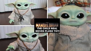 New "BABY YODA" The Child REAL MOVES Plush Toy from The MANDALORIAN by Mattel, Review!