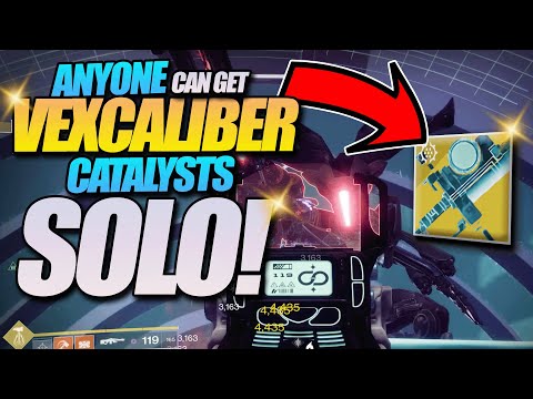 SOLO Vexcalibur LEGENDARY EASY! ANYONE can get Catalysts on Node.Ovrd.Avalon SOLO!  Destiny 2