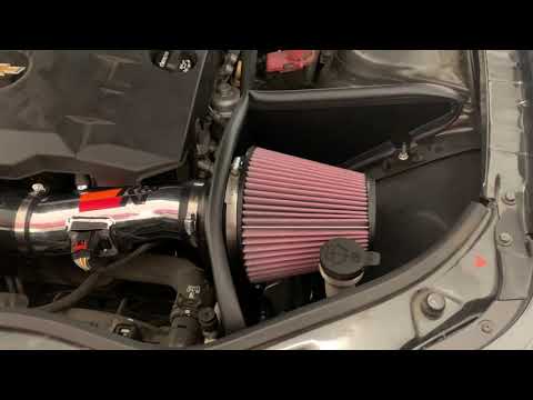 K&N Cold Air Intake 2015 Chevy Camaro RS (5th Gen) Sound Test