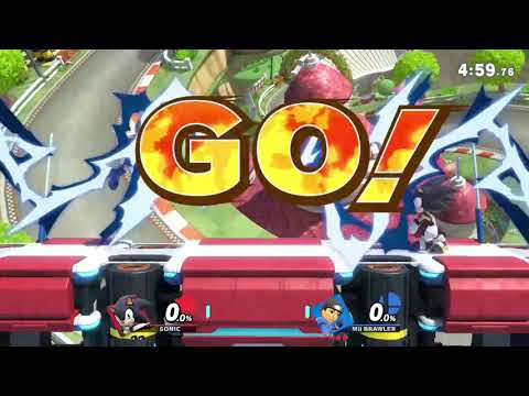 【SSBU】Sonic Vs Mii Brawler【Online Matches】