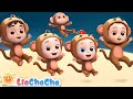 Five Little Monkeys Jumping On The Bed EP62 LiaChaCha Nursery Rhymes Baby Songs