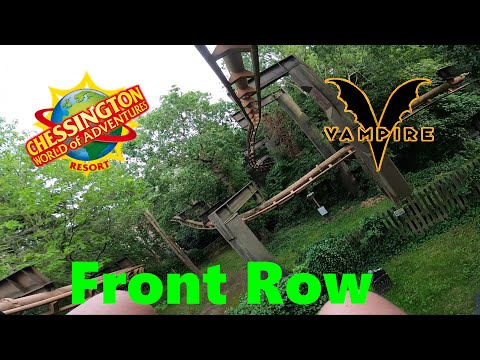 Vampire Ride Front Row POV : Chessington World Of Adventures 4k
