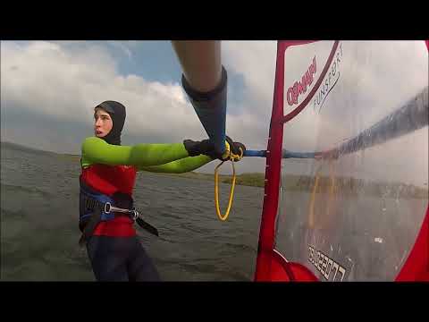 Windsurfing Roadford 22 04 22 Alex and Ivan