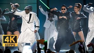 PSY - GANGNAM STYLE Remix MC Hammer  [American Music Awards 2012] [4K/60Fps] TVE AI - RIFE