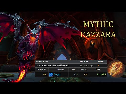 Mythic Kazzara Rank 1 Mage POV (world rank 7)