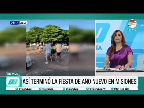 Así terminó la fiesta de año nuevo en Misiones