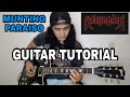 Razorback - MUNTING PARAISO - Guitar Tutorial with description (step by step)