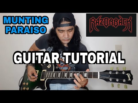 Razorback - MUNTING PARAISO - Guitar Tutorial with description (step by step)