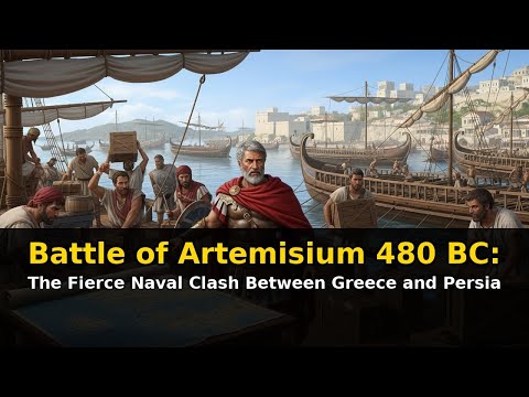 of Artemisium 480 BC: The Fierce Naval Clash Between Greece and Persia”#AncientGreece