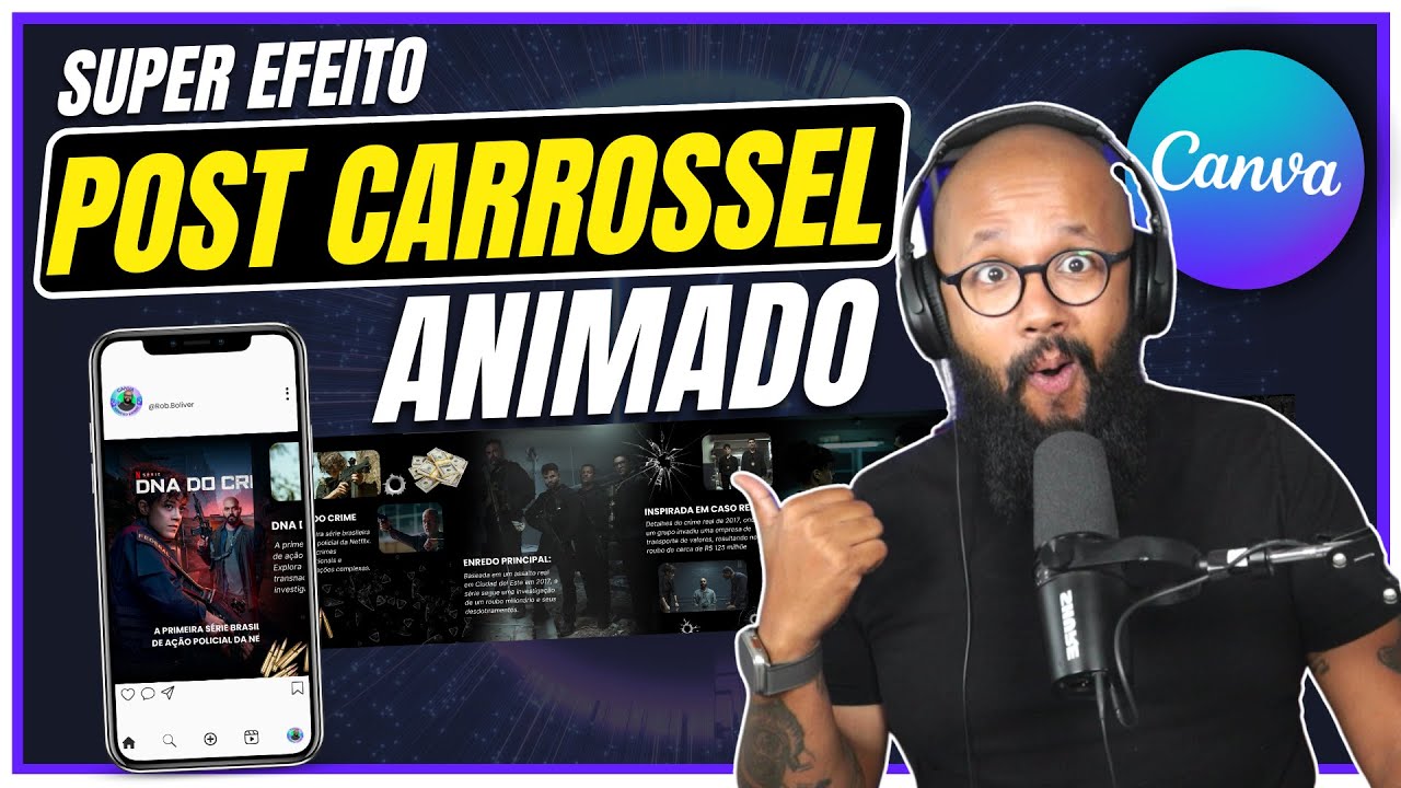🤯 SUPER TRUQUE CANVA - Efeito Carrossel animado no Canva [MUITO FÁCIL]