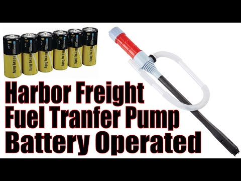 Harbor Freight Tools Battery Operated Liquid Fuel Transfer Pump